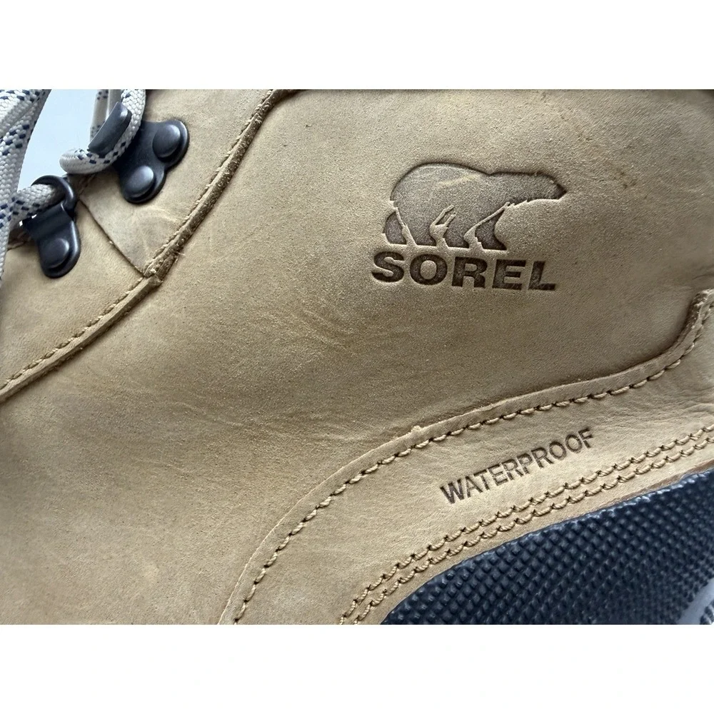 Sorel NM2100-287 Men's‎ Waterproof Leather Boots Size 13 Brown